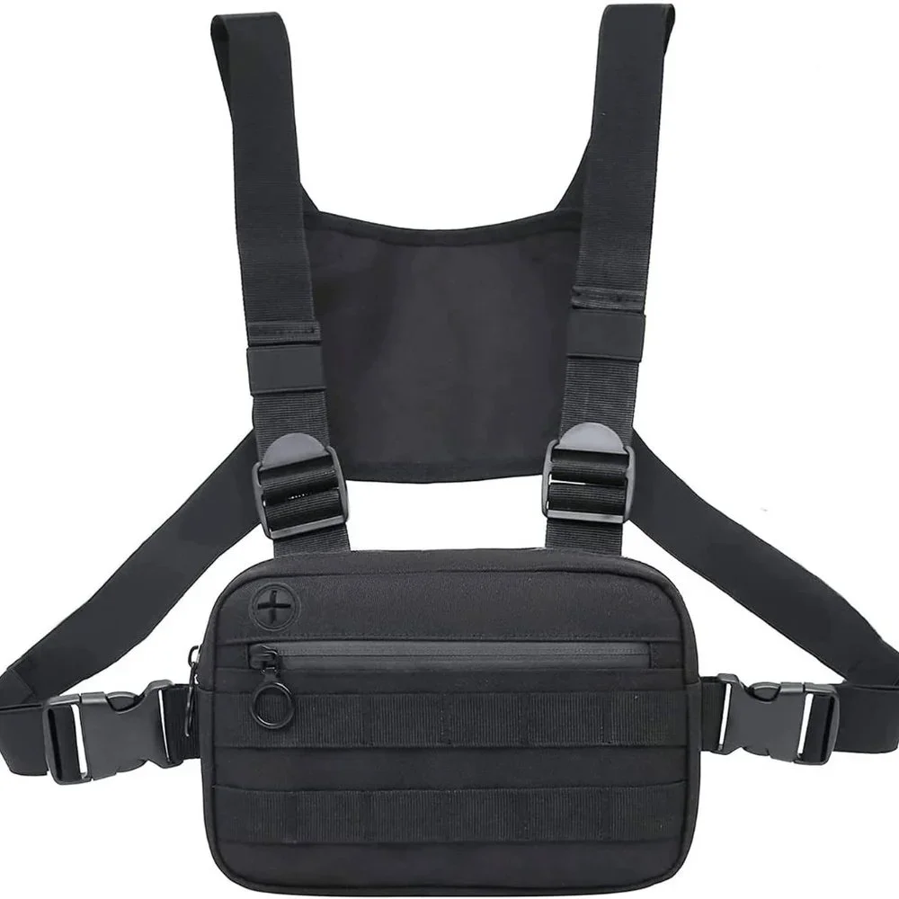 Outdoor Sports Utility Chest Pack Tactical EDC Chest Bag For Men, Light - Picture 6 of 10
